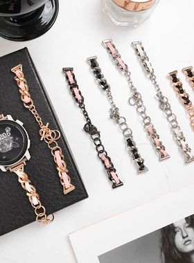 适用高驰corospace3表带PACE2单排古巴链式APEX2金属拼皮2pro腕带