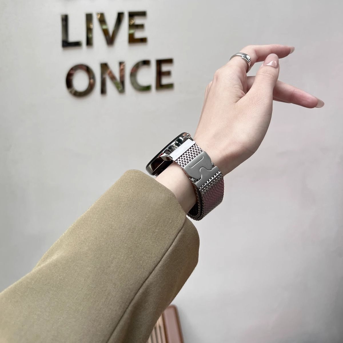 降落伞米兰尼斯vivo watch5/3/2/GT手表表带iQOO金属磁吸男女适用