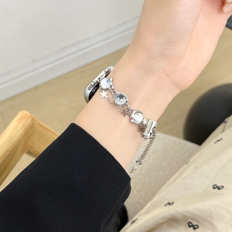 猫眼星星适用vivo watch gt手表带串珠iQOO GT手表链watch3/2腕带