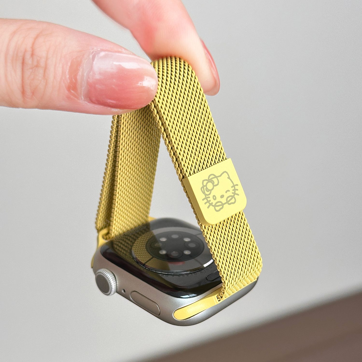 KT猫细款米兰尼斯荣耀亲选2i手表表带金属磁吸Haylou Watch女适用