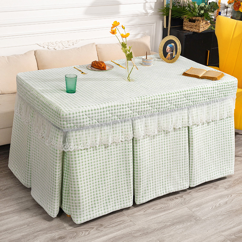 烤火罩加b厚加绒电炉罩取暖桌烤火被茶几电暖炉罩套长方形桌布罩