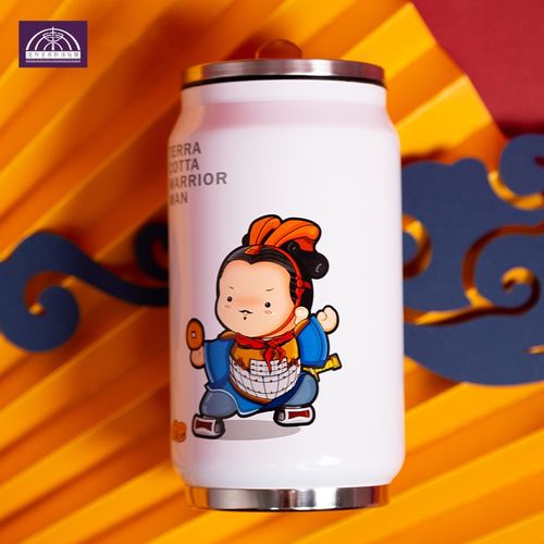 秦俑侠可乐罐家用便携保温杯户外饮水杯3K04不锈钢创意送礼杯子