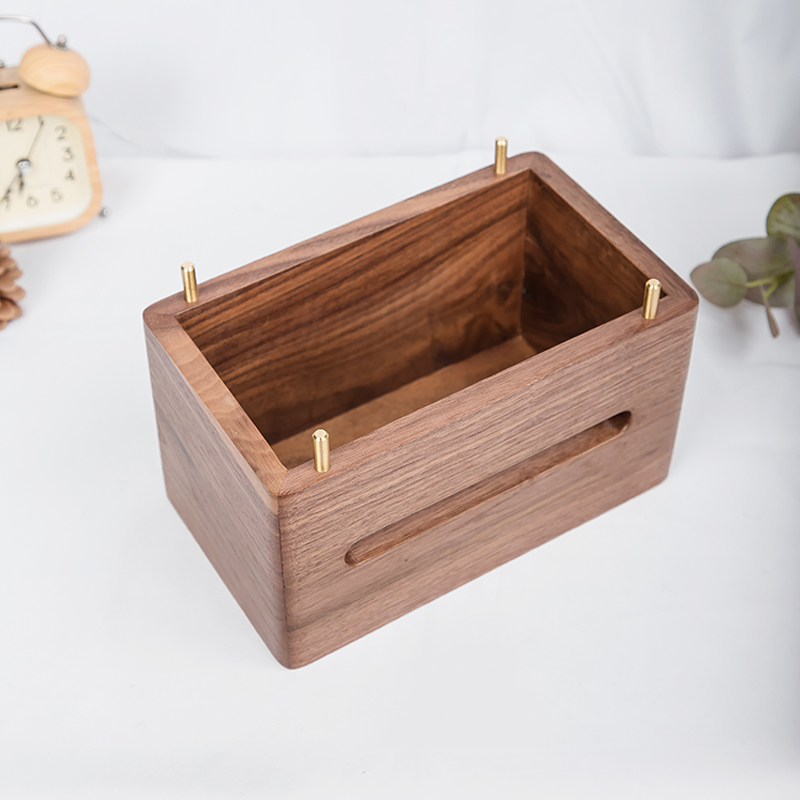 卫生间壁挂纸巾盒免打孔抽纸置物架厕所J卫生纸卷架防水实木厕纸