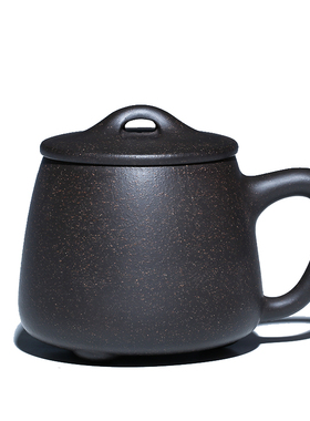 宜兴紫砂杯带盖纯手工男士办x公杯水杯口杯泡茶功夫茶具大杯子茶
