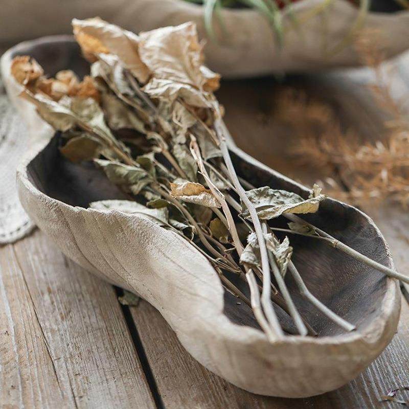 侘寂风水果托盘装饰摆件客厅茶几家用实木不规则果篓高级感果盆,包装,其它包装袋,淘宝优惠券,粉丝福利购,淘宝优惠卷