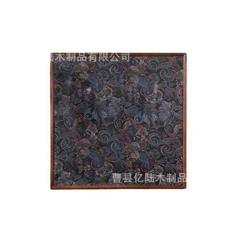 新中式棉布相框实木高级感家居装饰摆件画框壁挂式新款中式相框