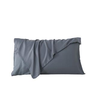 外贸竹纤维枕头套60支纯色酒店宾馆枕套51*76cm一对装