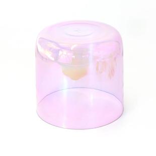 紫色透明石英水晶歌唱碗颂钵水晶音乐碗瑜伽音疗打击乐器