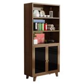 新款 茶水柜多功能厨房餐边柜古董茶具置物架大容量防尘橱柜 新中式