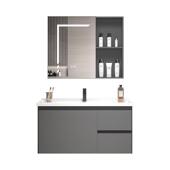 蜂窝铝轻奢陶瓷一体盆浴室柜卫生间洗漱台现代双抽洗手池盆柜组合