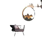 现代新中式 防水楼梯室外过道简约外墙庭院灯阳台别墅门厅户外壁灯