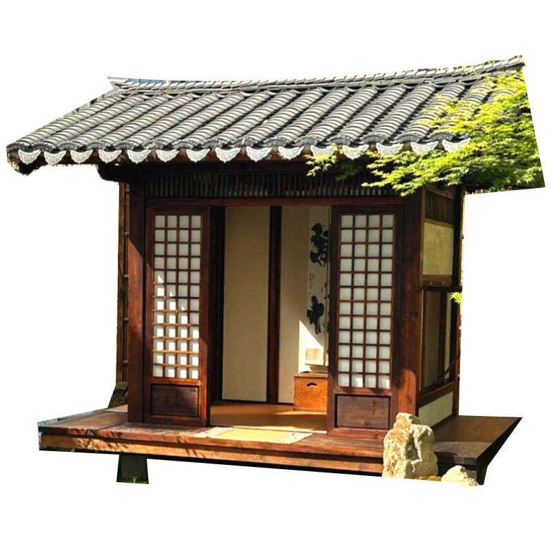 户外日式防腐木小木屋景区工具房组装设备可拆卸移动木头房子住人