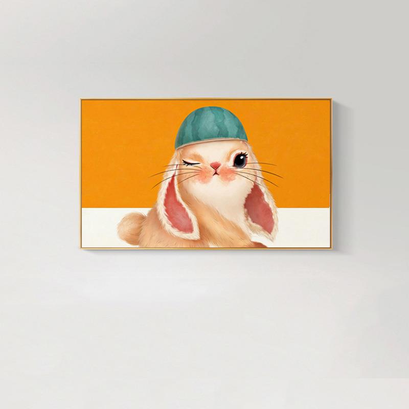 客厅装饰画小清新少女风挂画儿童房卧室床头壁画公主风女孩萌宠