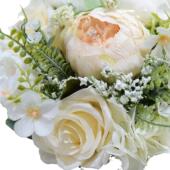 943仿真牡丹花束欧式 苞芯牡丹手捧花婚礼新娘用品