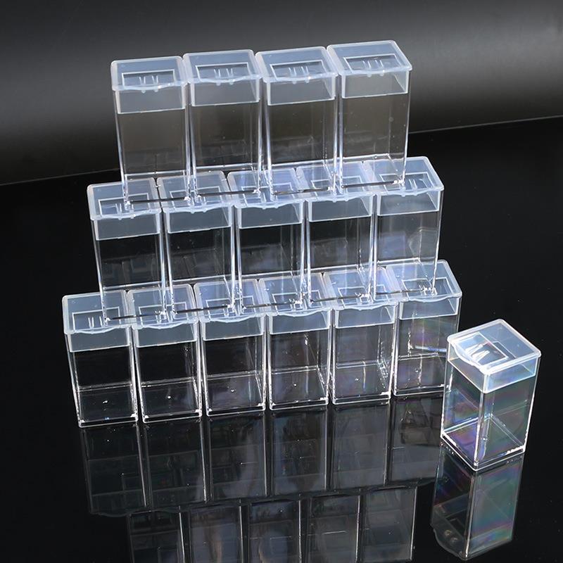 独大塑料透明收纳盒钻号石画点钻盒饰品美甲STD立可拆工具盒零件