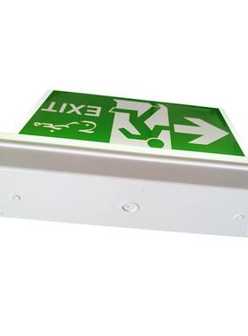 led紧急疏散应急灯具EXIT警告标志灯箱85-265V天花吊顶灯牌