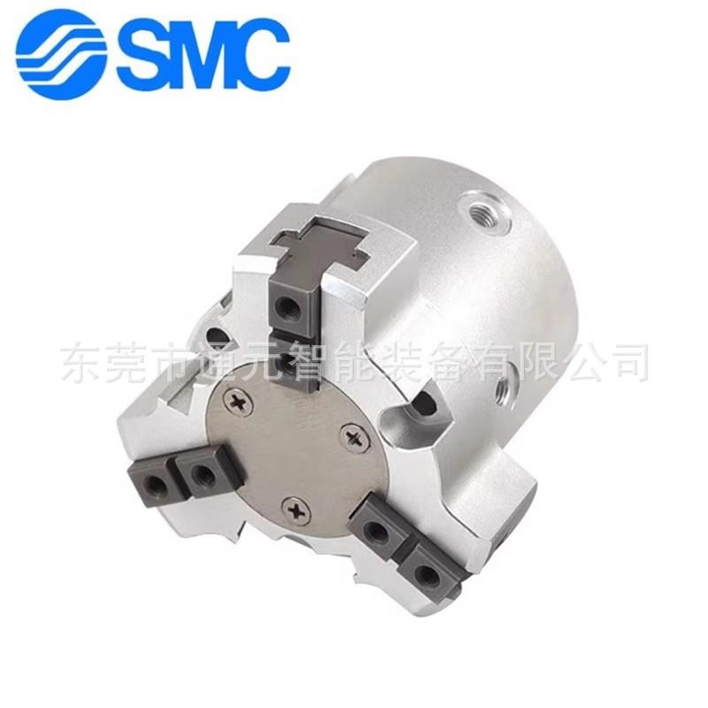 二爪三爪气动手指四爪气缸卡盘MHSL2-16D/3-20D/25D/32D/4-63D