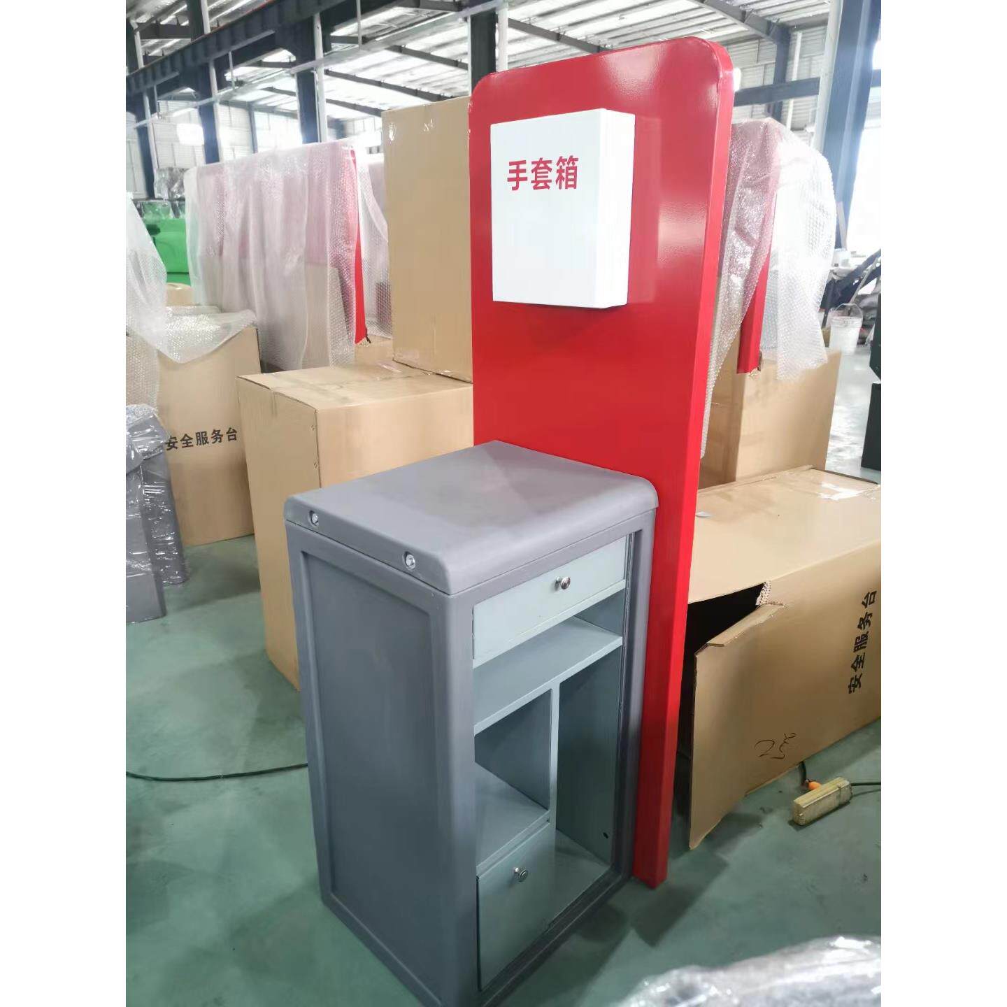 中石油六边形加油站垃圾桶立式清洁服务箱防污应急多功能精品