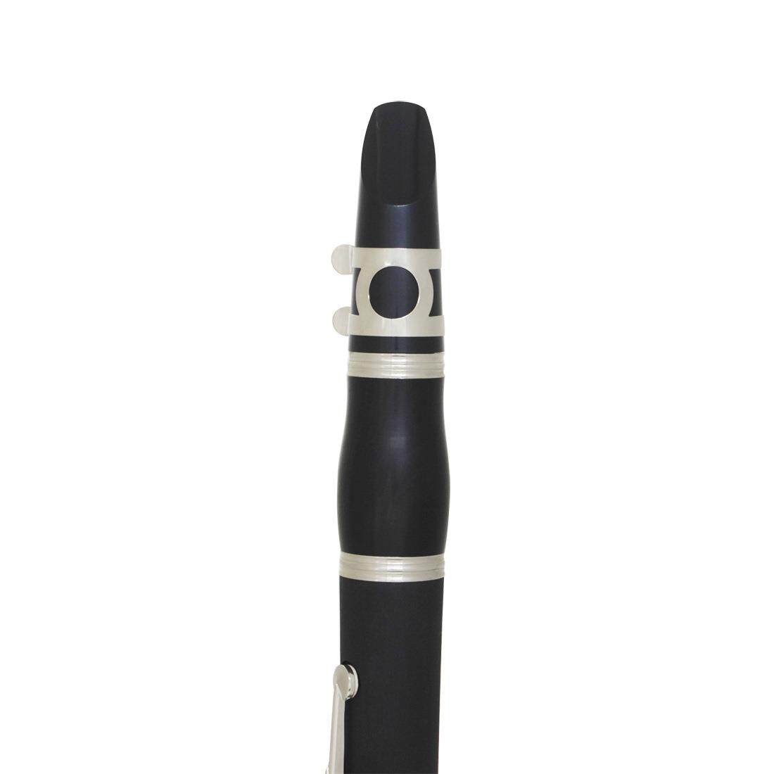新品降b调单簧管乌木黑管节筒节管带金属圈带银边黑管管乐器配件
