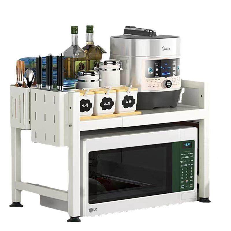 可伸缩房微波炉物架多功能电饭锅煲收置纳架子家用厨面台烤箱支架,厨房/烹饪用具,微波炉置物架,淘宝优惠券,粉丝福利购,淘宝优惠卷