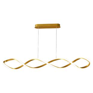 客新款餐厅吊灯简条约现代用卧室厅led灯具形76105线条创家意唯美