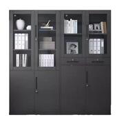 黑色拆窄边文装 柜保密柜员贸工多门更衣柜铁皮柜外储zd 658物件柜