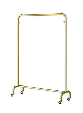 简约服网装店示OCZ架红直播展间衣服挂衣龙地门架落女装货架单杠