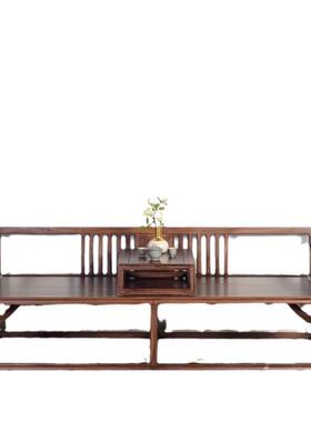 新中式实木沙罗汉床用小户型客组厅实97540木发榻家合多功能床