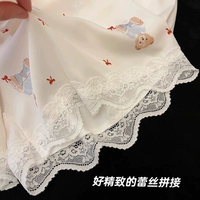 女生日礼物送g闺蜜冰雪丝睡衣礼盒装小众母亲节送妈妈实用的三件