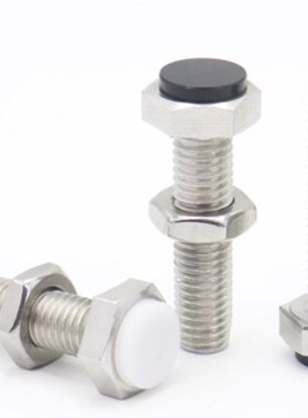 替代米思米SSfTS10-20/70/聚氨酯止动螺栓型/外六角硅橡胶防撞缓