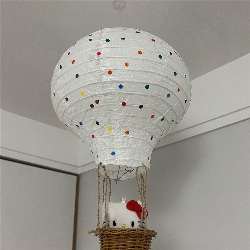 ins风热气球装饰diy材料包儿童房手工挂饰小众装饰气球灯罩吊饰,节庆用品/礼品,灯笼材料包,淘宝优惠券,粉丝福利购,淘宝优惠卷