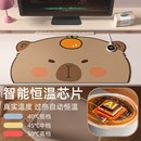 异形冬季 办公室桌上暖垫电发热安全防水3C认证 加热鼠标垫2025新款