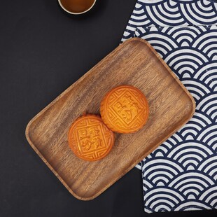 胡桃木托盘茶盘家用实木长方形餐盘木质纯色干泡盘创意复古点心盘