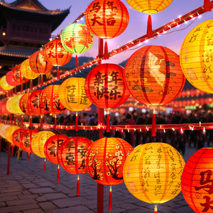 古风灯笼新年春节装饰户外氛围中式布置商场花灯道具室外树上挂饰