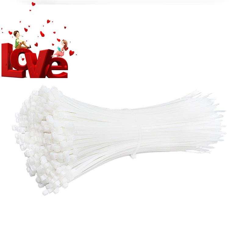 小号自锁扎带朔料扎口绳尼龙大号长扎带机加厚白色标签工业级16式