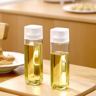 酱油醋油瓶玻璃调味瓶放香油的小瓶子家用防漏油壶厨房装油罐套装