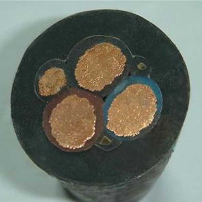 四芯橡套软电缆 四芯橡皮电缆线 耐油橡皮线 YZ YC3*50+1*16