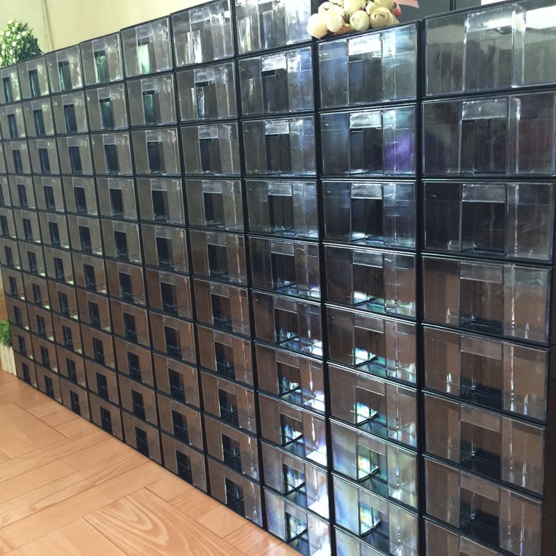五金辅料多层叠加储物箱纽扣展示塑料抽屉式收纳柜螺丝透明物料箱