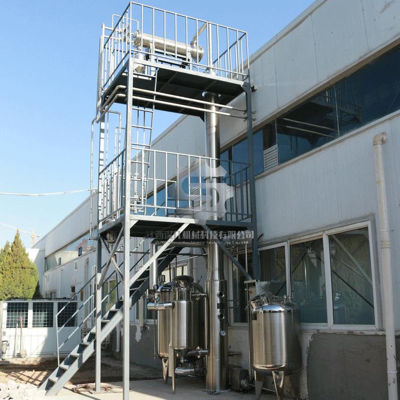 常压精馏设备生物乙醇食用酒精生产设备酒精发酵填料精馏设备