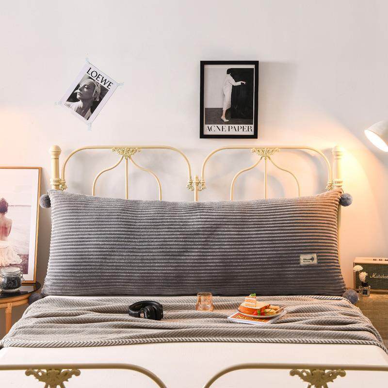 床头靠垫宿舍双人可拆洗床上护腰靠垫大靠背软包榻榻米魔法绒抱枕