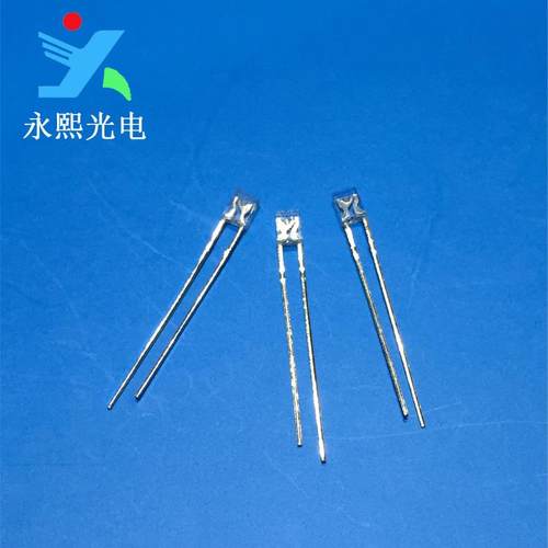 长脚234白发翠绿色led灯珠发光二极管2*3*4纯绿光绿灯