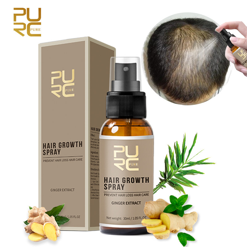 极速PURC 5PCS Hair Growth Products Fast Growing Hair Oil Hai