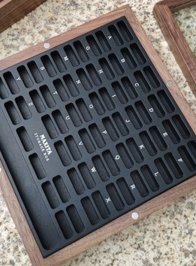 MAXITA 字模收纳盒 实木盒子