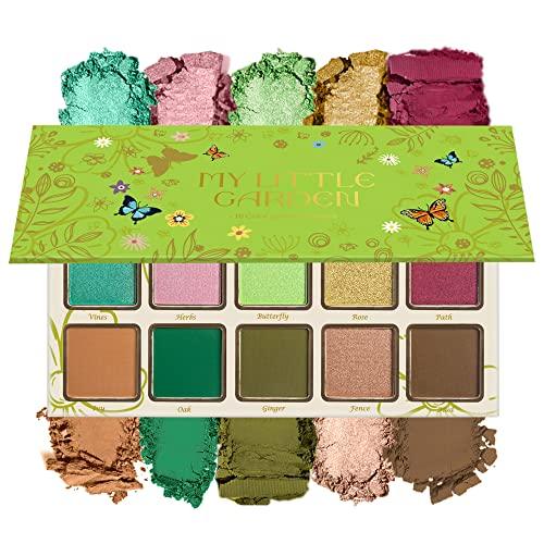 Green Eyeshadow Palette 10 Colors  Matte Green Eye Shadows P