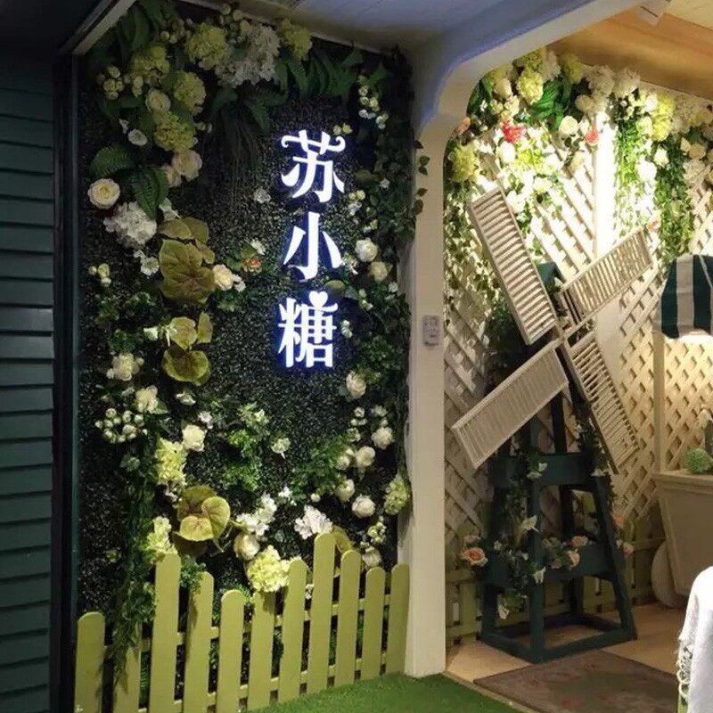 极速仿真植物墙绿植墙面草皮墙花墙室内阳台装饰壁挂人工塑料草坪