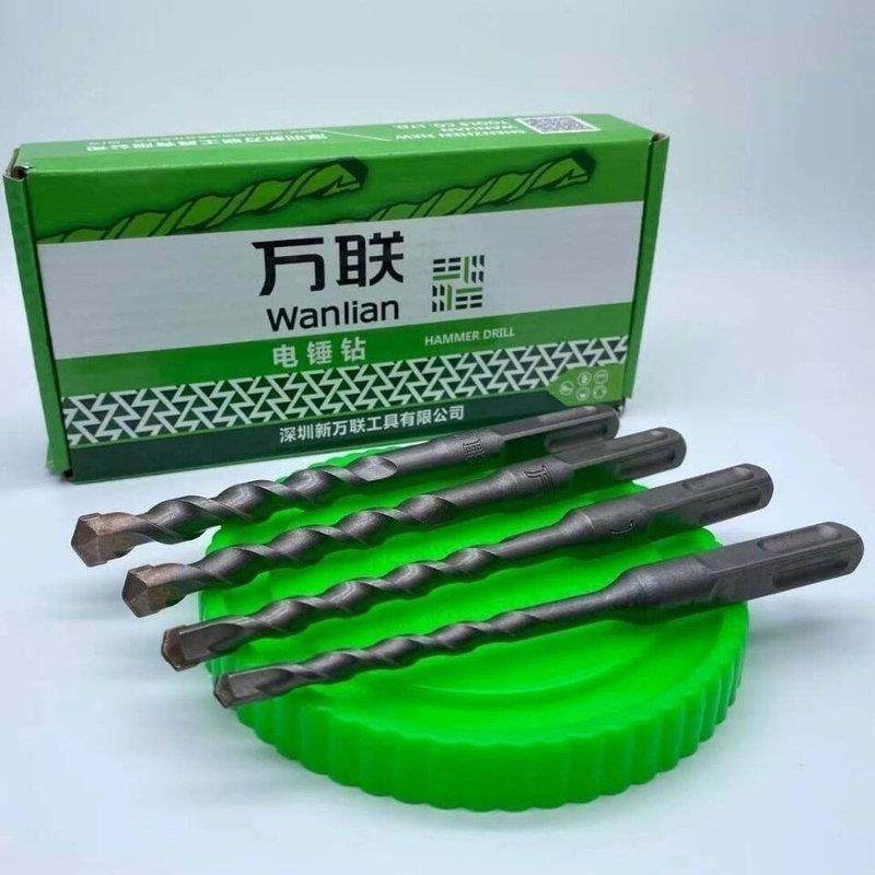 万联四坑方柄冲击电锤钻钻头槽方头混凝土水泥墙壁空调灯具打孔钻,农机/农具/农膜,农业检测设备,淘宝优惠券,粉丝福利购,淘宝优惠卷