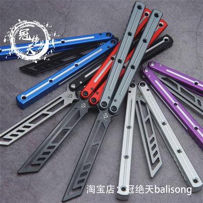 新品无疆海妖V3 新版方头练习版 蝴蝶刀轴套未开刃