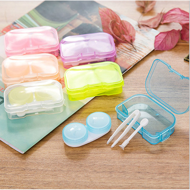 Contact lens case, candy color, various styles, Eye contact