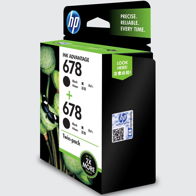 惠普HP678原装墨盒适用hp1018/2515/1518/4648//2548/2648/3548/.