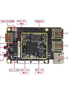 新品易百纳 海思hi3516dv300芯片开发板核心板linux嵌入式鸿蒙开